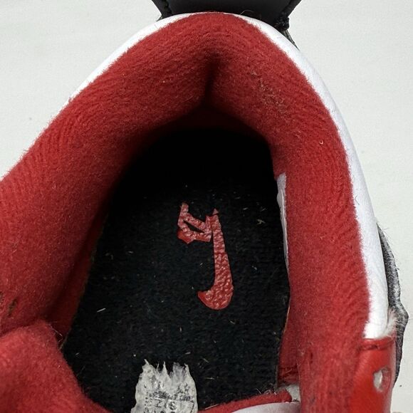 Nike Air Jordan 4 Retro OG PS Sneakers Boys Girls Size 13C Fire Red BQ7669-160 - Picture 12 of 16